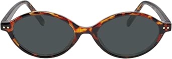 TIJN Olisa Retro Oval Sunglasses for Women Men,Polarized UV Protection Shades,Stylish Frame Sun Glasses,2025 Trendy Sunnies