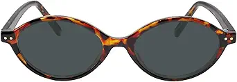 TIJN Olisa Retro Oval Sunglasses for Women Men,Polarized UV Protection Shades,Stylish Frame Sun Glasses,2025 Trendy Sunnies