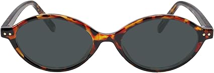 TIJN Olisa Retro Oval Sunglasses for Women Men,Polarized UV Protection Shades,Stylish Frame Sun Glasses,2025 Trendy Sunnies