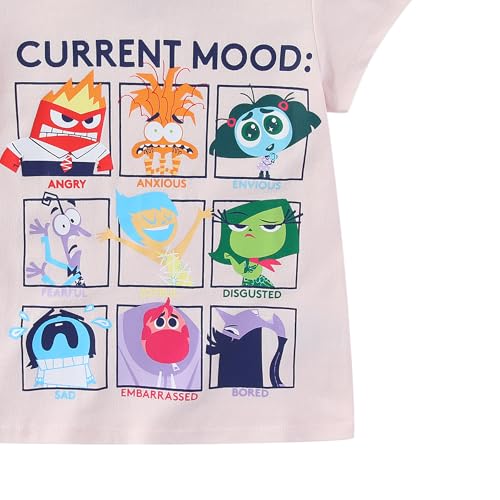 Disney Inside Out Girls Short Sleeve T-Shirt for Big Kids4