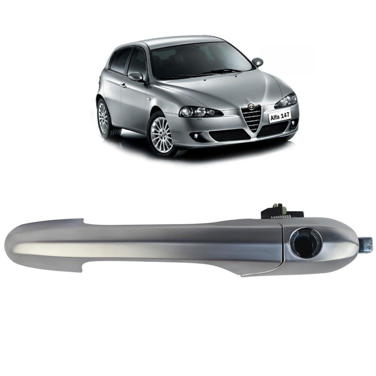 MANIGLIA PORTA ALFA ROMEO 147 ESTERNA ANTERIORE SX 3 PORTE 80/636