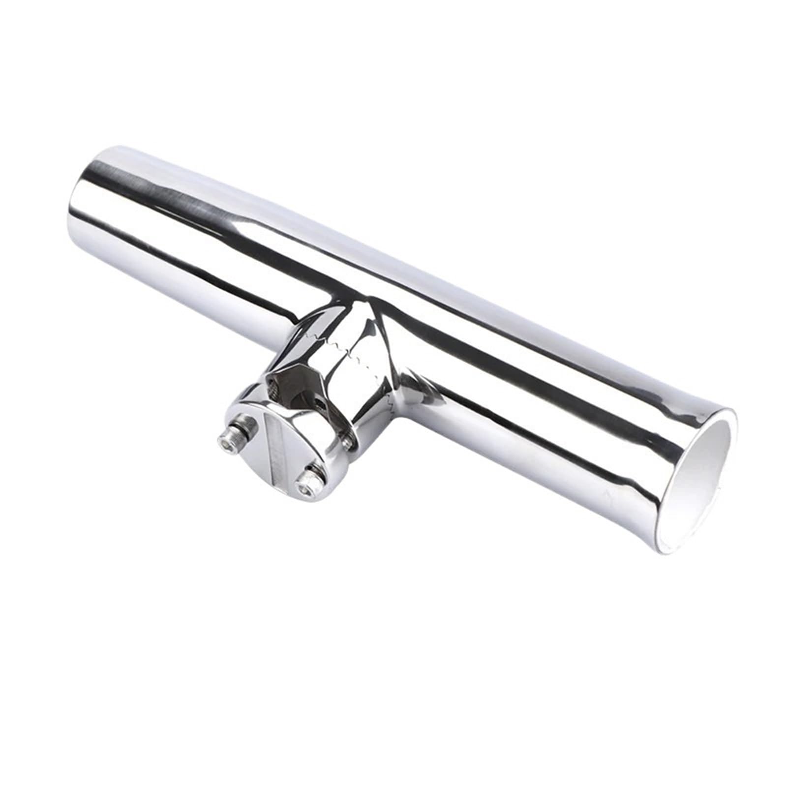SUBLXPoten Stainless Steel Fishing Rod Holder Boat Accessories Fishing Rod Holder Clamp Side Mount 7/8"-1" Rail Marine Stainless Steel Pole Bracket