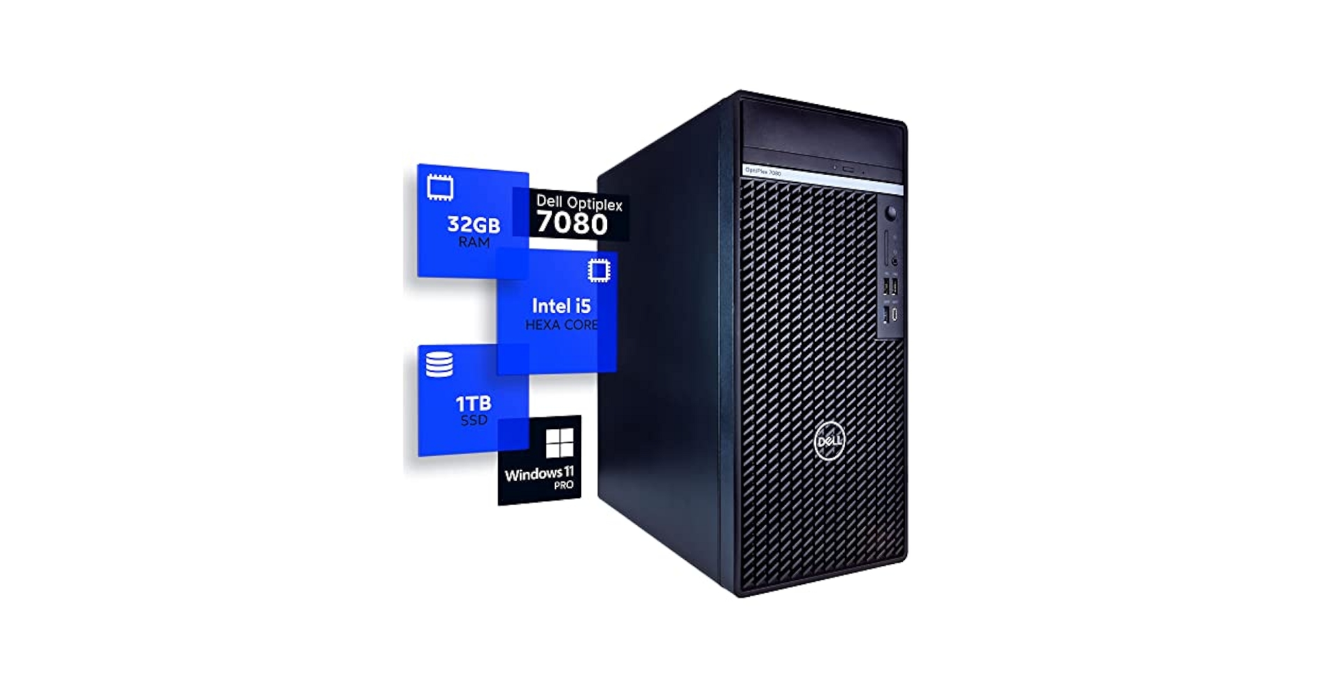 Amazon.com: Dell Optiplex 7080 Tower Desktop Computer | Hexa