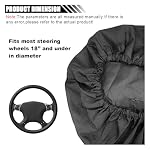 JOYCOURT Car Steering Wheel Cover Sun Shade, Anti-Heat Car Wheel Protector - Image 2