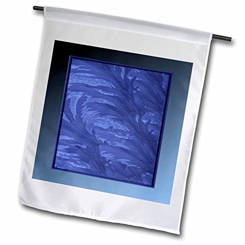 3dRose fl_7100_1 Frosted Garden Flag, 12 by 18-Inch