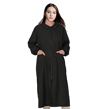 Myonly Salon Smock Jacket Dog Pet Grooming Smock Hairdresser Smock Barber Apron for Men Women (XL, Long Sleeve)