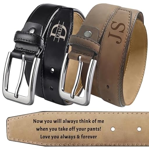 Xihedfd Cinturón Personalizado para Hombre Cinturones de Cuero Grabado Nombre para Él Navidad Aniversario Cumpleaños San Valentín Regalo | Ya disponible en tu tienda friki favorita! En mundofriki.es!