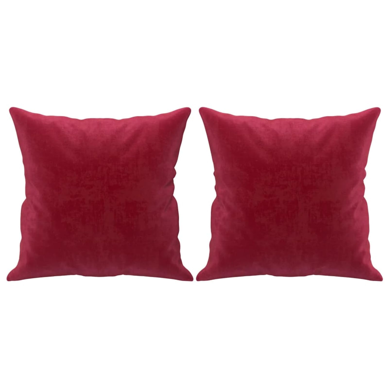 ZEYUAN Cojines Decorativos 2 uds Terciopelo Rojo Tinto 40x40 cm, Cojines Sofa con Relleno Incluido, Funda Cojin Sofa, Decoracion Salon - SPU:349489