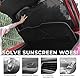 100x50 cm Sonnenschutz Heckscheibe Auto, Sonnenschutz Auto Baby, mit 4 Hochleistungs-Saugnäpfen, Sichtschutz Fenster, Mesh Heckscheibenblende, UV Schutz Hinterfenster für Kinder & Haustiere