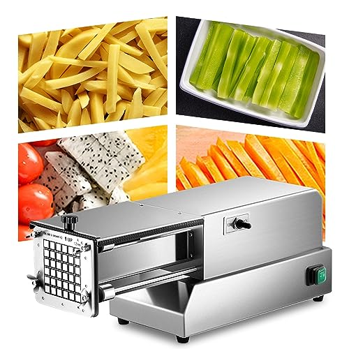 Cortadora de papas eléctrica en acero inoxidable miniatura 5
