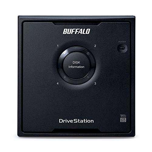 Image of BUFFALO DriveStation Quad 4-Bay 16TB (4x4TB) TAA Desktop External Hard Drive USB 3.2
