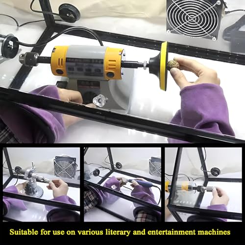 Boîte à poussière acrylique avec éclairage LED et bac de circulation - 7