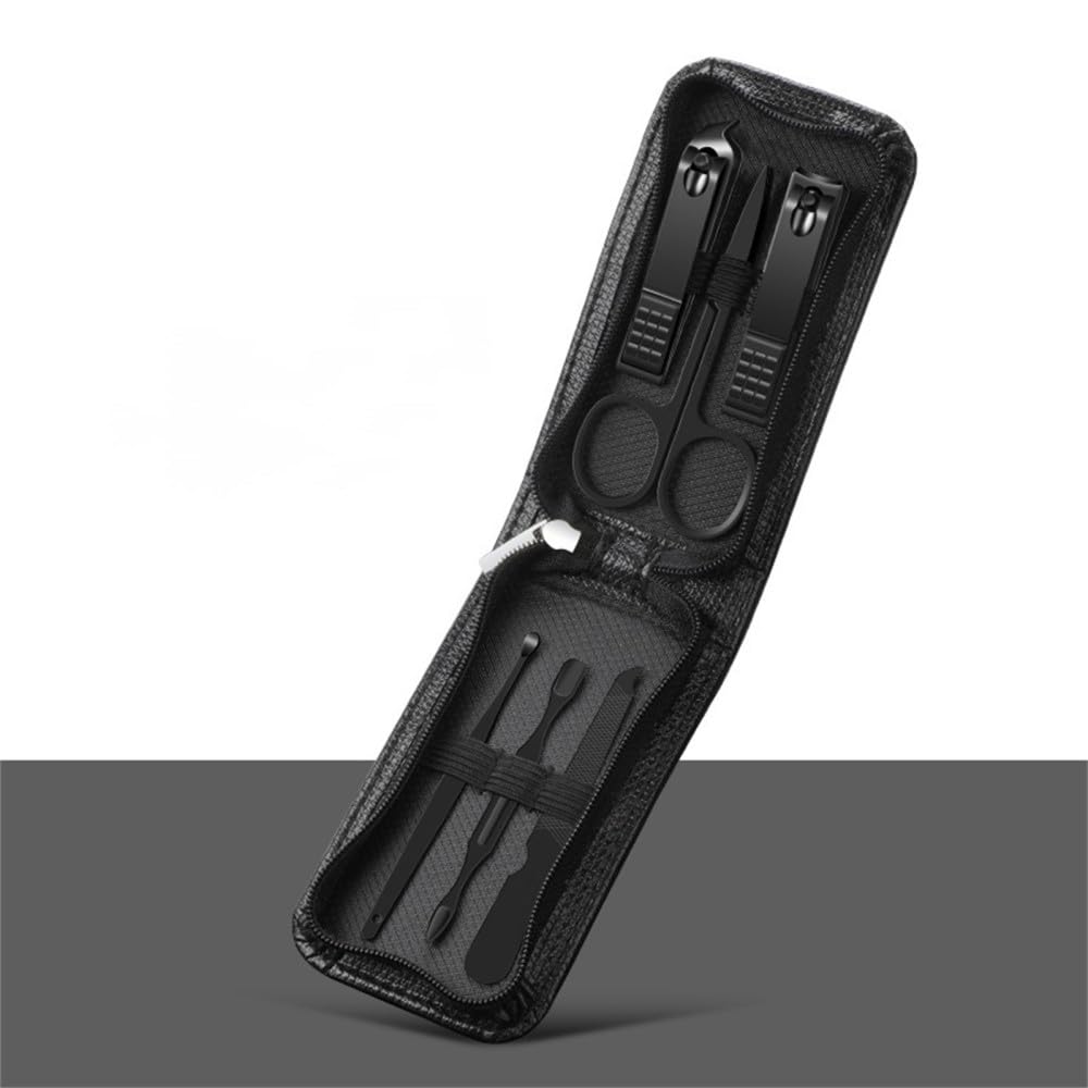 YJYJY Nail clippers Manicure Set for Men and Women Portable Nail Clipper Scissors 6Pcs Pedicure Kits Tool