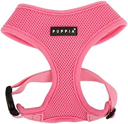 Puppia Soft Dog Harness No Choke Over-The-Head Triple Layered Bre...