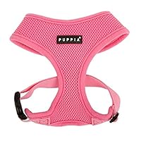 Puppia Soft Mesh Dog Harness Pink Large