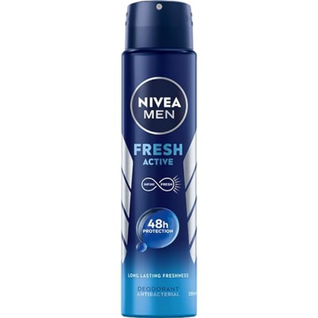 NIVEA MEN Deodorant Fresh Active Spray, 250 ml