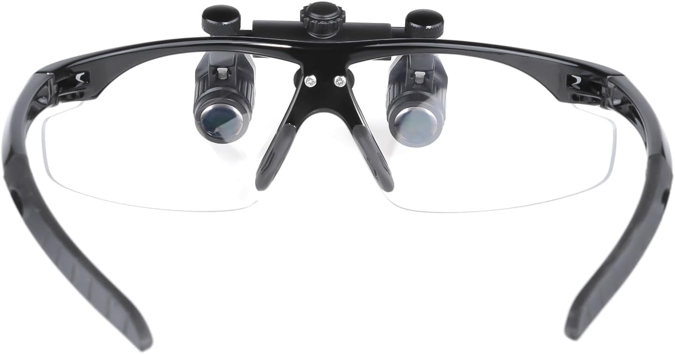 3.0X/4.0X/5.0X/6.0X - Lupas ergonómicas ultraligeras binoculares ajustables (4.0X)