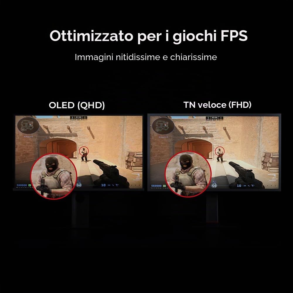 BenQ ZOWIE XL2586X+ eSports Monitor Gaming 24 pollici, 600Hz, TN rapido, DyAc 2, 1080p, HDMI 2.1 X3, DisplayPort 1.4, XL Setting to Share, S Switch, Calotta Protettiva, PROGamer Base