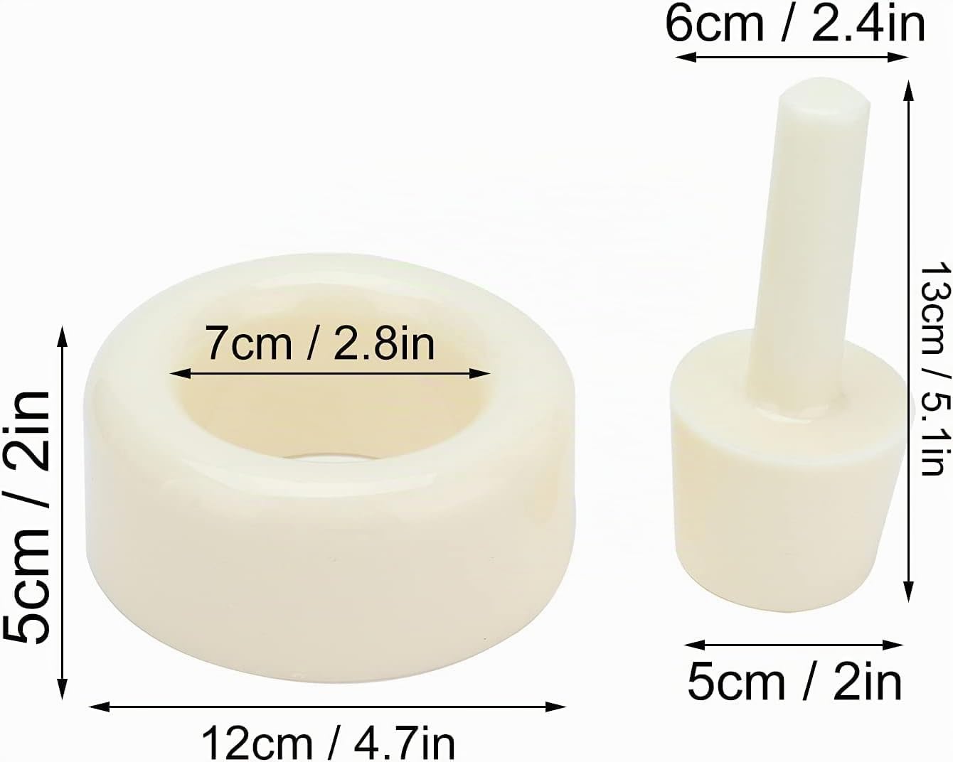 2 Stück Knuspriger Waffelkegelhersteller, Plastik Eismaschine Kegelwalze Formwerkzeug Waffelkegel Shaper Gebäck Eis Waffel für Küche