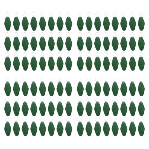 Porte-clés sublimation en vrac vert pour transfert thermique optimal 96 pcs