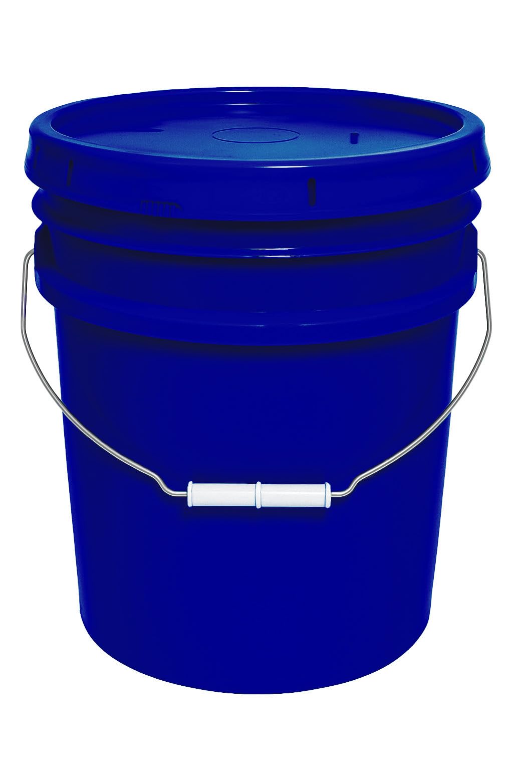 MKS Plastics Fina Blue 5-Gallon Heavy-Duty Bucket with Airtight Lid, 1-Pack