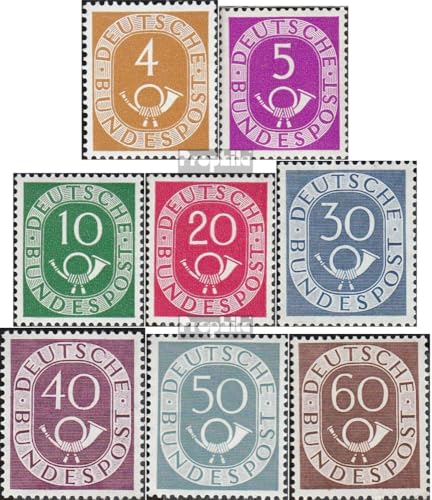 Sellos Posthorn 1951 Prophila BRD para completar álbumes de coleccionistas