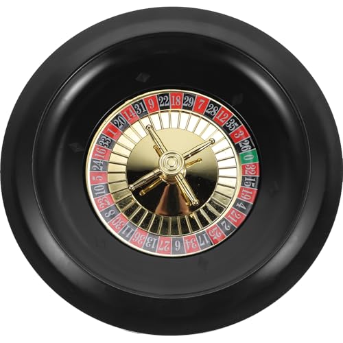Cabilock 2st Russisches Roulette Europäisches Party- Roulette-tische Rad Glücksspiel- Rouletterad Aus Holz Pokerrad Rotieren Plastik Haushalt Pokertisch