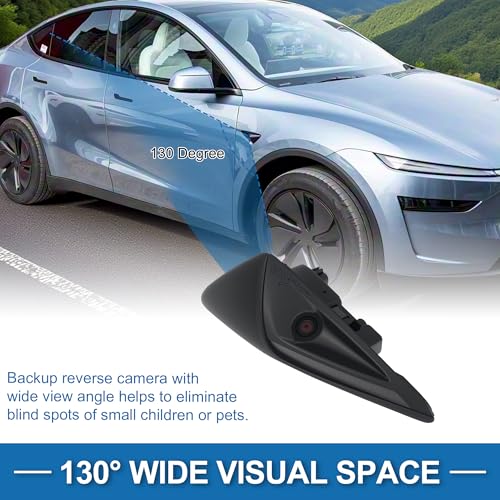Image of Front Right Side Fender Camera for Tesla Model 3 Model Y 2017-2022 Trun Signal Repeater Wing Cam Replacement Park Assist Camera Replace No.1125107-50-J /1125107-50-H /1125107-50-G