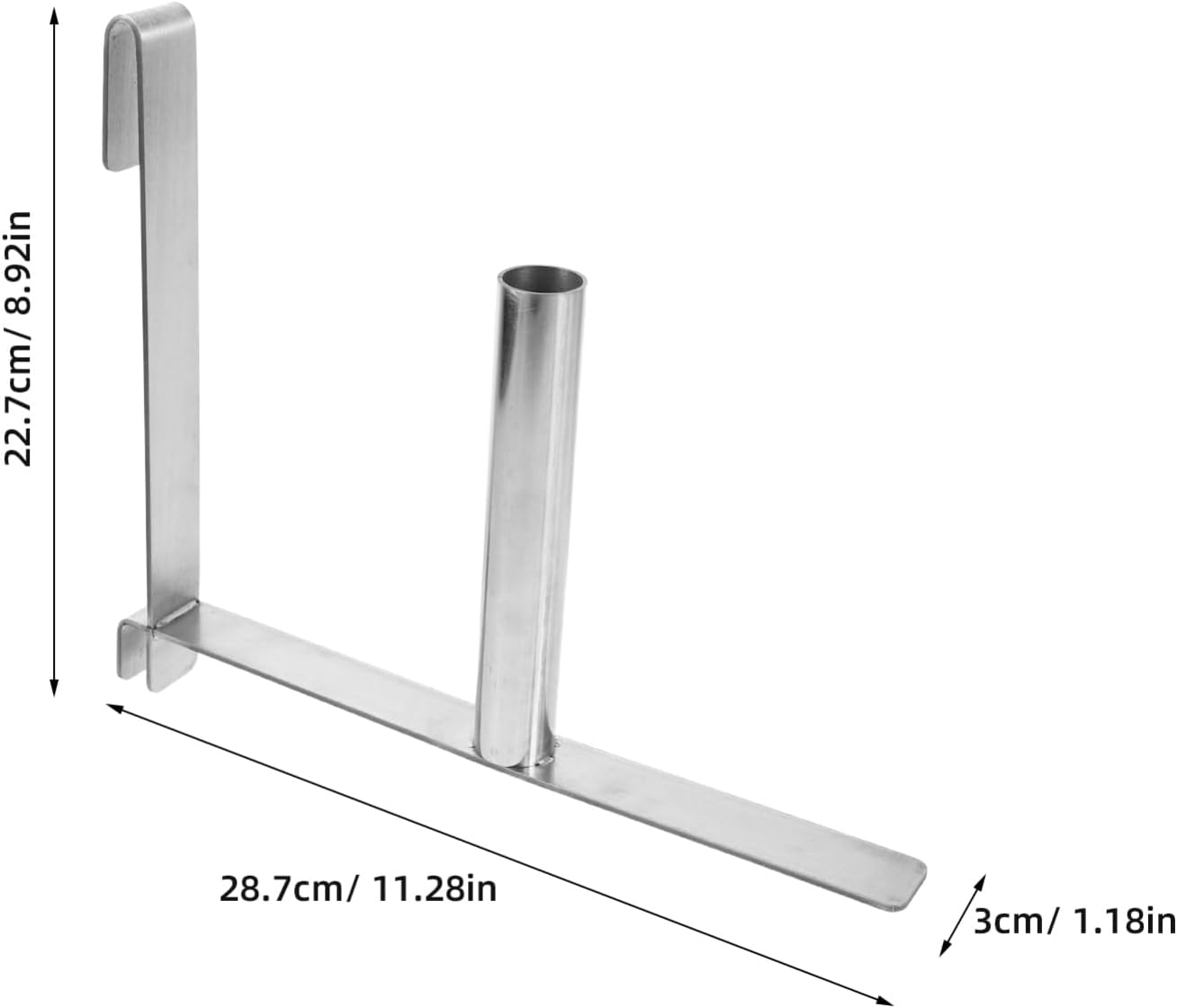 Heavy Duty Privacy Screen Mounting Bracket Durable Metal Fence Booster Hook for Outdoor Patio Balcony Stable Elegant Installation Tool