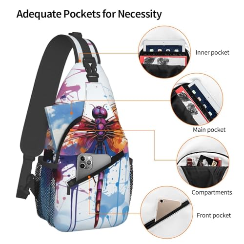 Mochila cruzada urbana negra para mujer y hombre miniatura 3