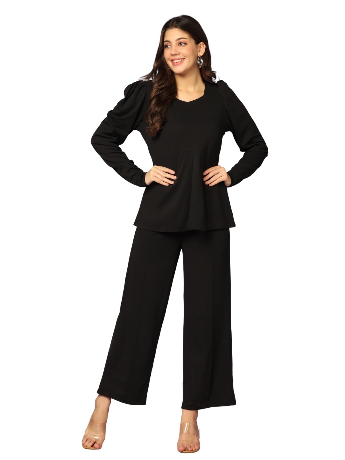 dhruvi trendz Rayon Co-Ord Set for Women | Co-Ord Set for Women Stylish | Festive Co-Ord Set for Women | Travel Co-Ord Set for Women | Full Sleeve Women's Co-Ord Set-picture-42