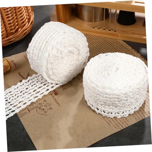 Hohopeti Baumwoll fleischnetz Rollbratennetz für Kochen und Räuchern Elastisches Bratennetz zum Fixieren von Fleisch Vielseitig für Rouladen Hähnchen Schwein Einfach Anzuwenden und