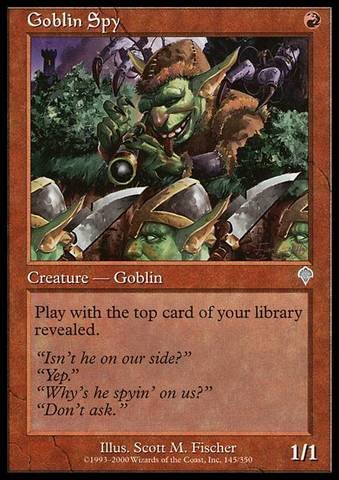 ゴブリン/スパイ・コネクション Amazon.co.jp: Magic: the Gathering - Goblin Spy - Invasion : おもちゃ