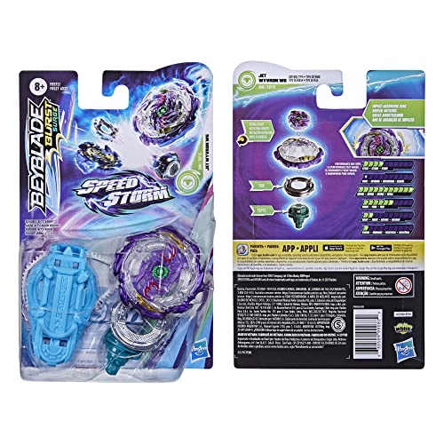 Jogo Pião Beyblade Burst Surge Speedstorm Jet Wyvron W6 Kit Inicial a partir dos 8 Anos - F0572 - Ha