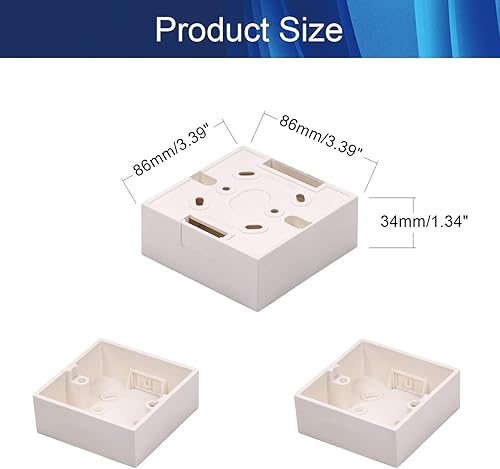 Miniatura 2 de Jutagoss Caja de cubierta de salida de seguridad para bebés Caja a prueba de salpicaduras Caja de protección de enchufe de interruptor de pared