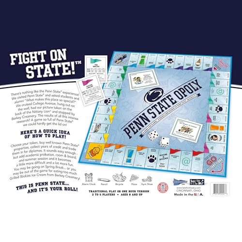 Late for the Sky Penn Stateopoly Juego de Mesa miniatura 5