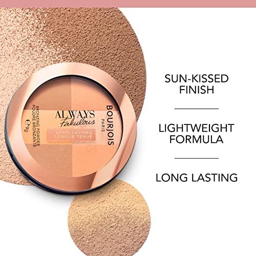 Bourjois, Always Fabulous Long-Lasting Bronzing Powder, Bronzing Powder with Long Lasting Luminous Finish - 001 Medium - Image 7