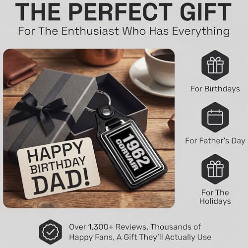 Image of Brotherhood Car Key Chain for Corvair - Classic Models Keychain for Men and Women Gift Key Ring