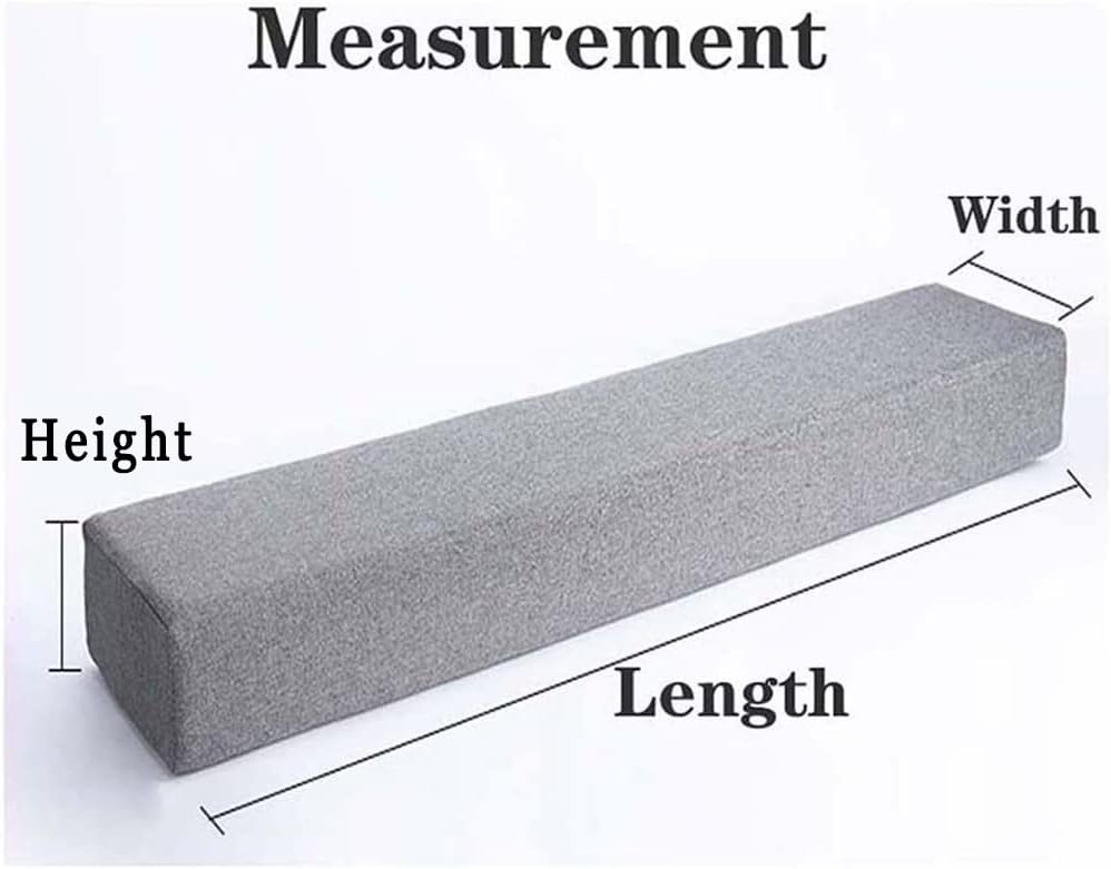 Memory Foam King(76"x10"x6") Headboard Wedge Pillow,Split Bed Connector,Mat Bridge,Close Gap Between Headboard/Sofa Bed and Mattress or Bed Without Headboard