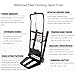Electric Stair Climbing Cart Portable Motorized Stair Climbing Dolly 80W Folding Stair Climber Hand Truck Dolly with Taping for Family Moving Warehouse Logistics Distribution