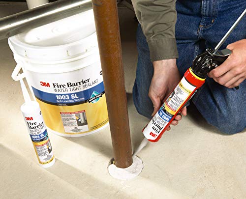 3M Fire Barrier Water Tight Sealant 1003 SL, Gray, 4.5 Gallon Drum (Pail)