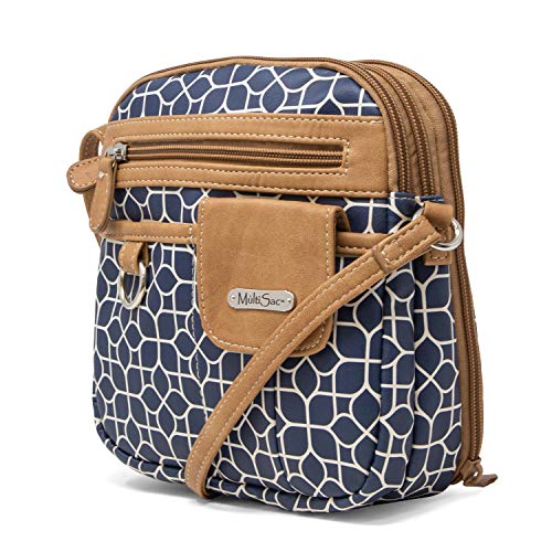 Multisac North South Mini Zip Around Crossbody Bag