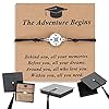 Sam lori 2025 graduation gifts for herhim adjustable bracelet comes in cap box with quote cards for high schoolcollegemiddle school grads  urban country home decor