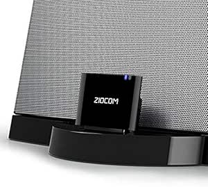 ZIOCOM 30 Pin Bluetooth Receiver Audio Adapter for iPhone iPod Bose SoundDock and Other 30 Pin Speakers(Not for Car and Motorcycle)