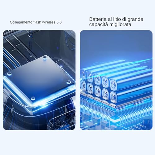 Enceinte portable sans fil Generico avec caisson de basses et batterie rechargeable - 5