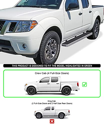 Estribos de Acero Inoxidable 304 para Nissan Frontier miniatura 2