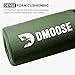 DMoose Fitness Barbell Pad for Hip Thrust, Squat & Lunges - Non-Slip Thick Foam Cushion for Neck and Back Support with Two Straps - Hip Thrust Pad for Leg Day - Fits All Olympic Bars (Military Green)