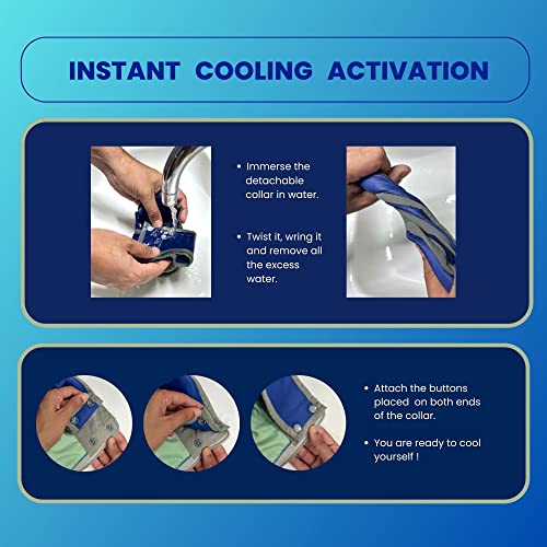 Image of Wearable Fan with 9 Blades Air-Conditioned Jacket, Cooling Jacket,Beat the Heat, Outdoor Activities, Battery Fan Set, 10000 mAh, 12 V, Unisex, Instant Cooling