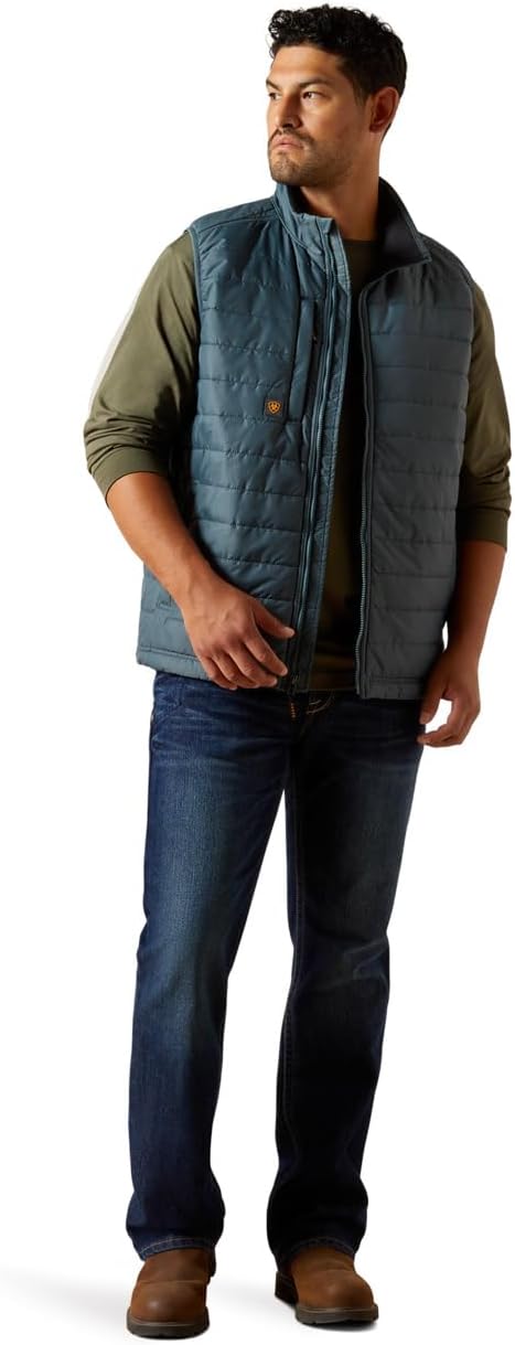 ARIAT mens Rebar Cordura Ripstop Lightweight Insulated Vest
