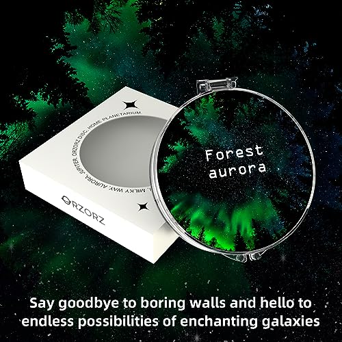 slide discs for orzorz star galaxy night light and pococo galaxy projector hd display slide for planetarium projector or constellation projector forest aurora fba-ad-flp-fa
